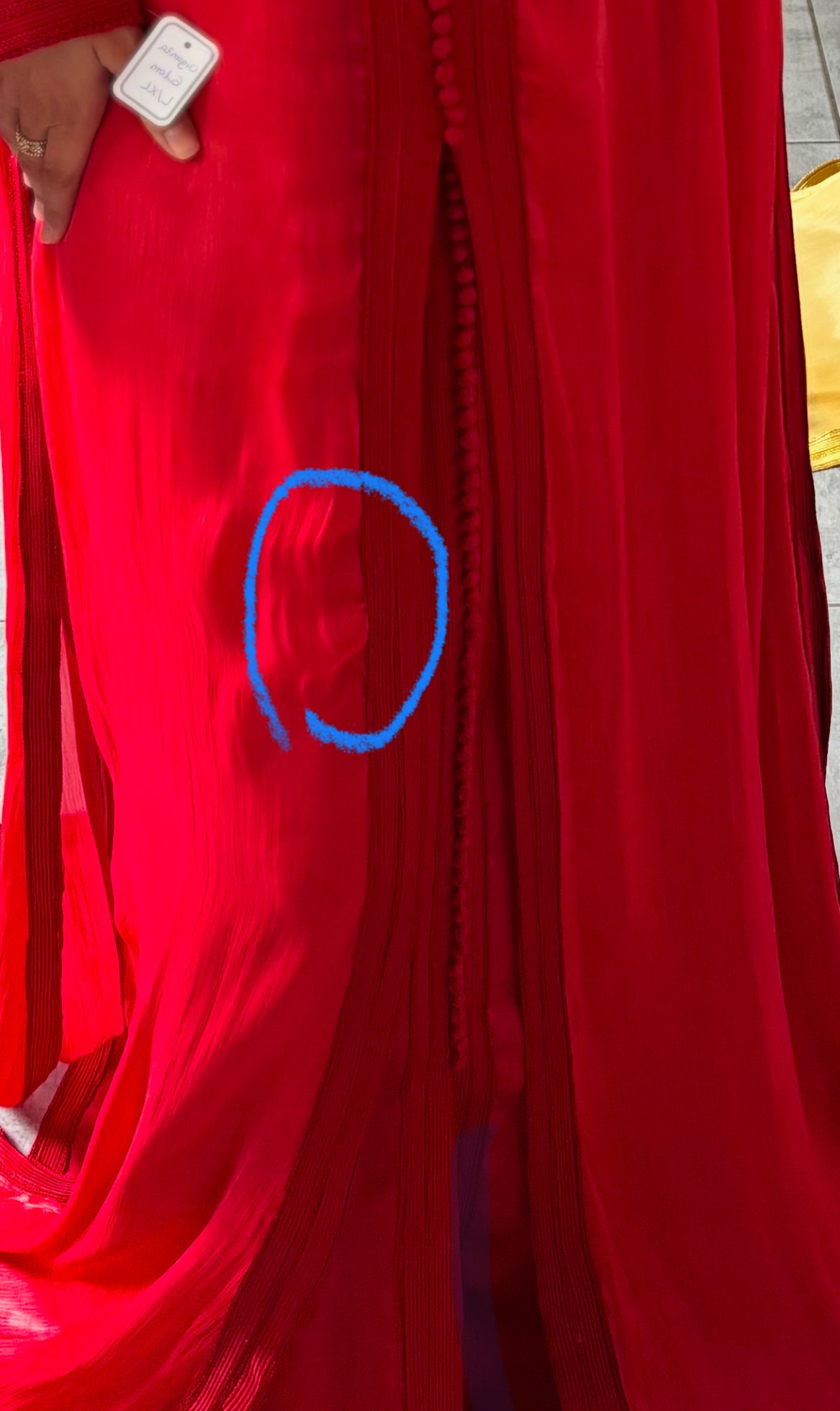 TAKCHITA ORGANZA ❤️ (défaut couture)